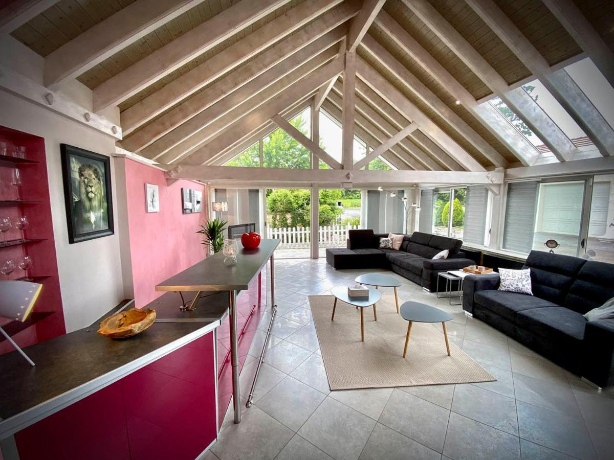 Villa 200m2 avec PISCINE chauffée&SPA&sauna&kota-grill Laval-sur-Vologne Esterno foto