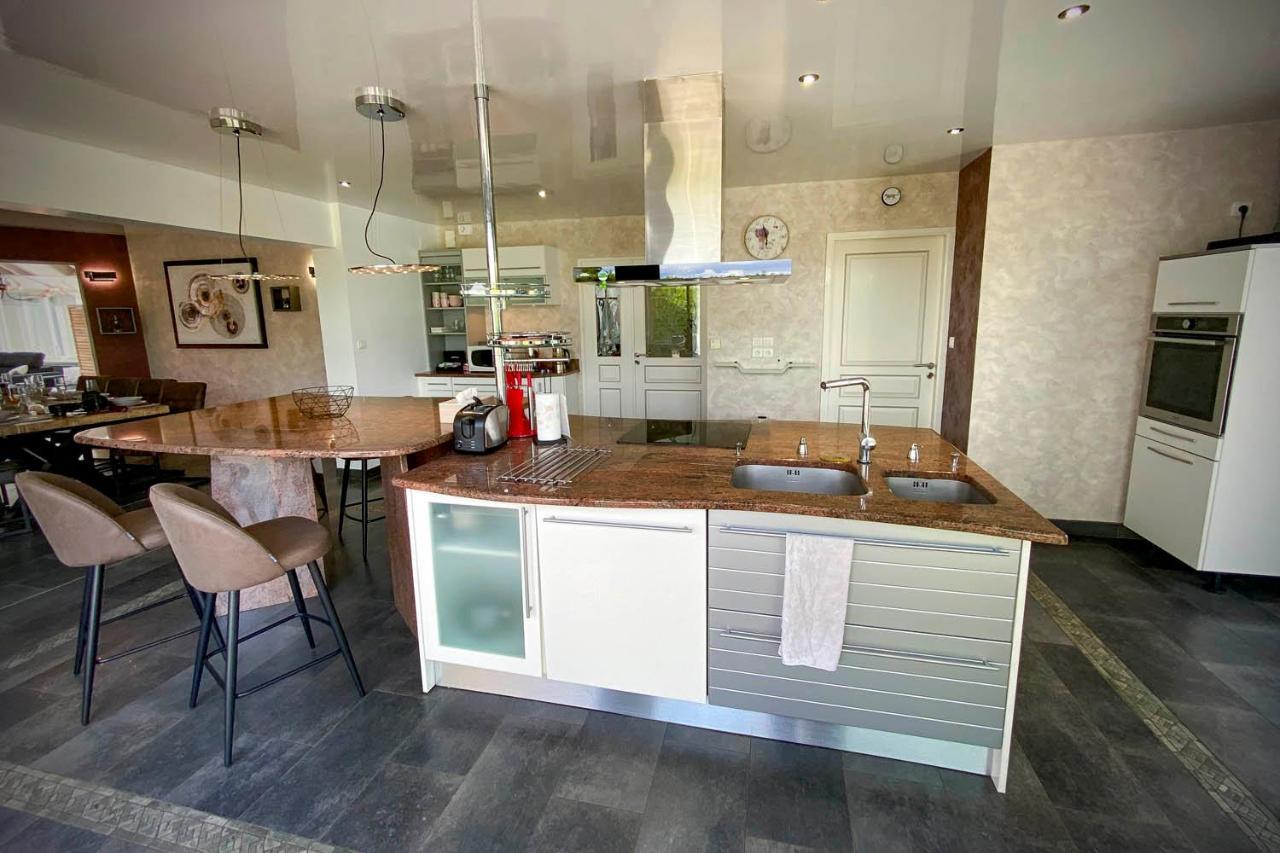 Villa 200m2 avec PISCINE chauffée&SPA&sauna&kota-grill Laval-sur-Vologne Esterno foto