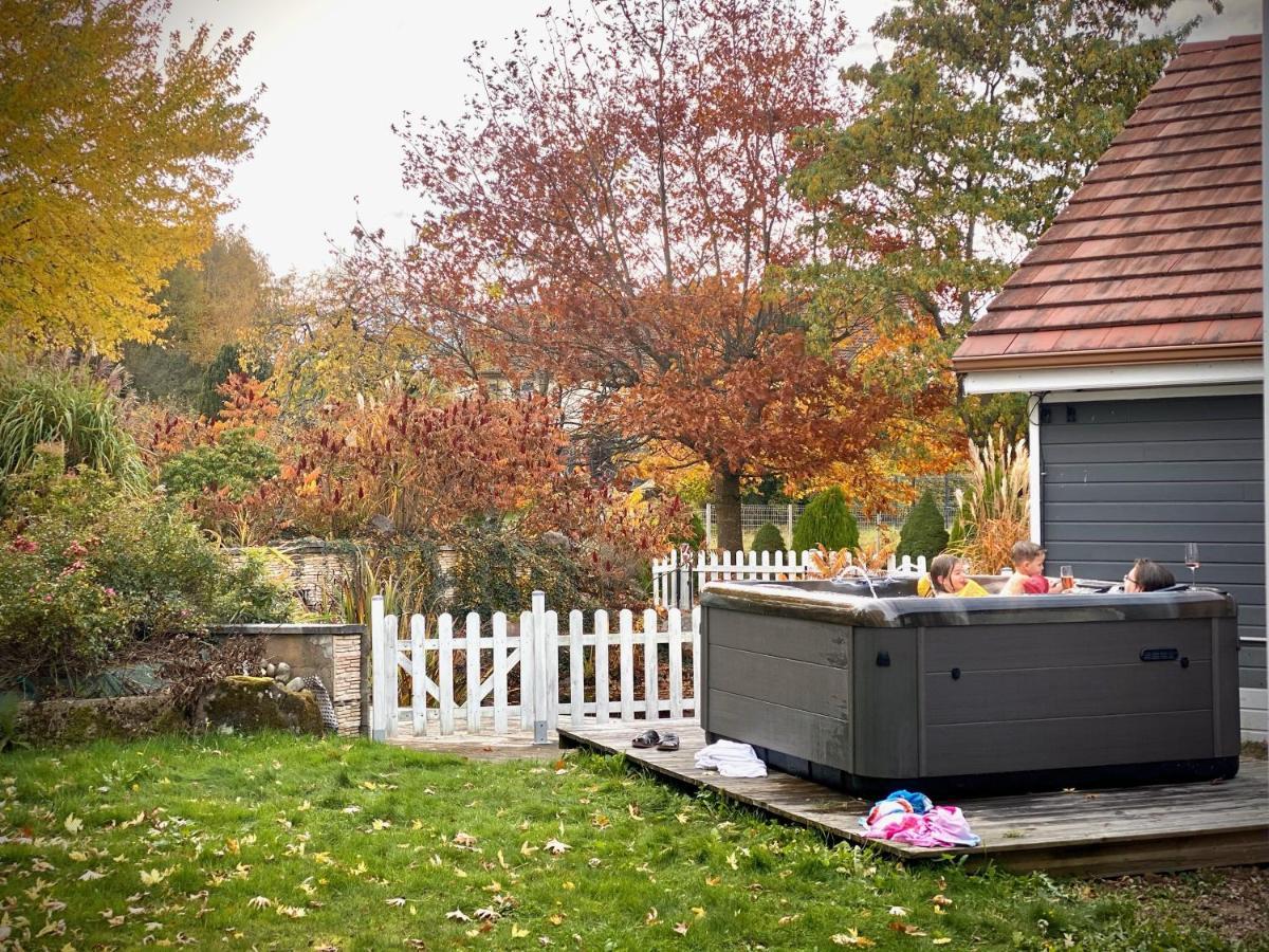 Villa 200m2 avec PISCINE chauffée&SPA&sauna&kota-grill Laval-sur-Vologne Esterno foto